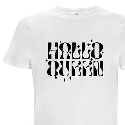 Hallo Queen Halloween T-shirt – Unisex t-shirt med attityd