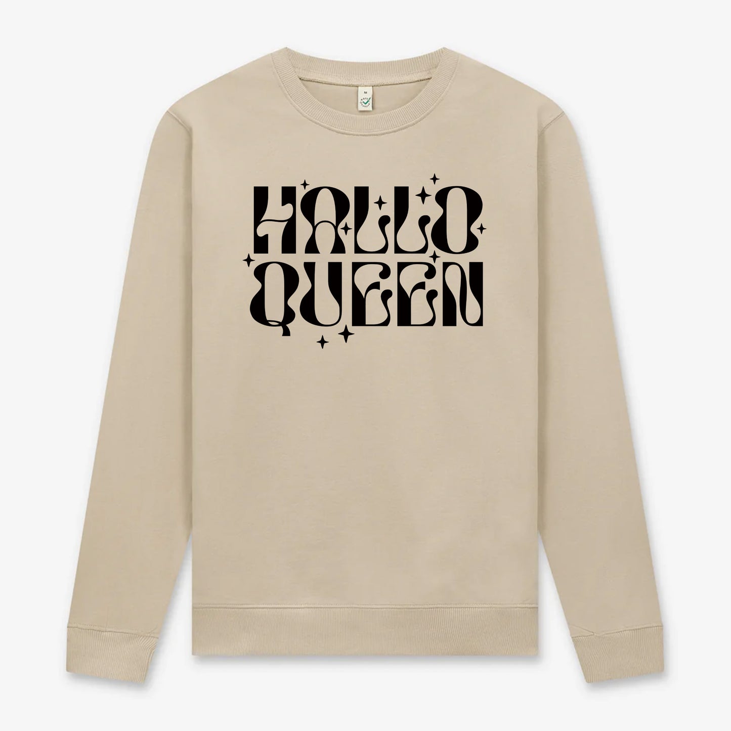 Hallo Queen Halloween Tröja – Unisex sweatshirt för höstens drottningar