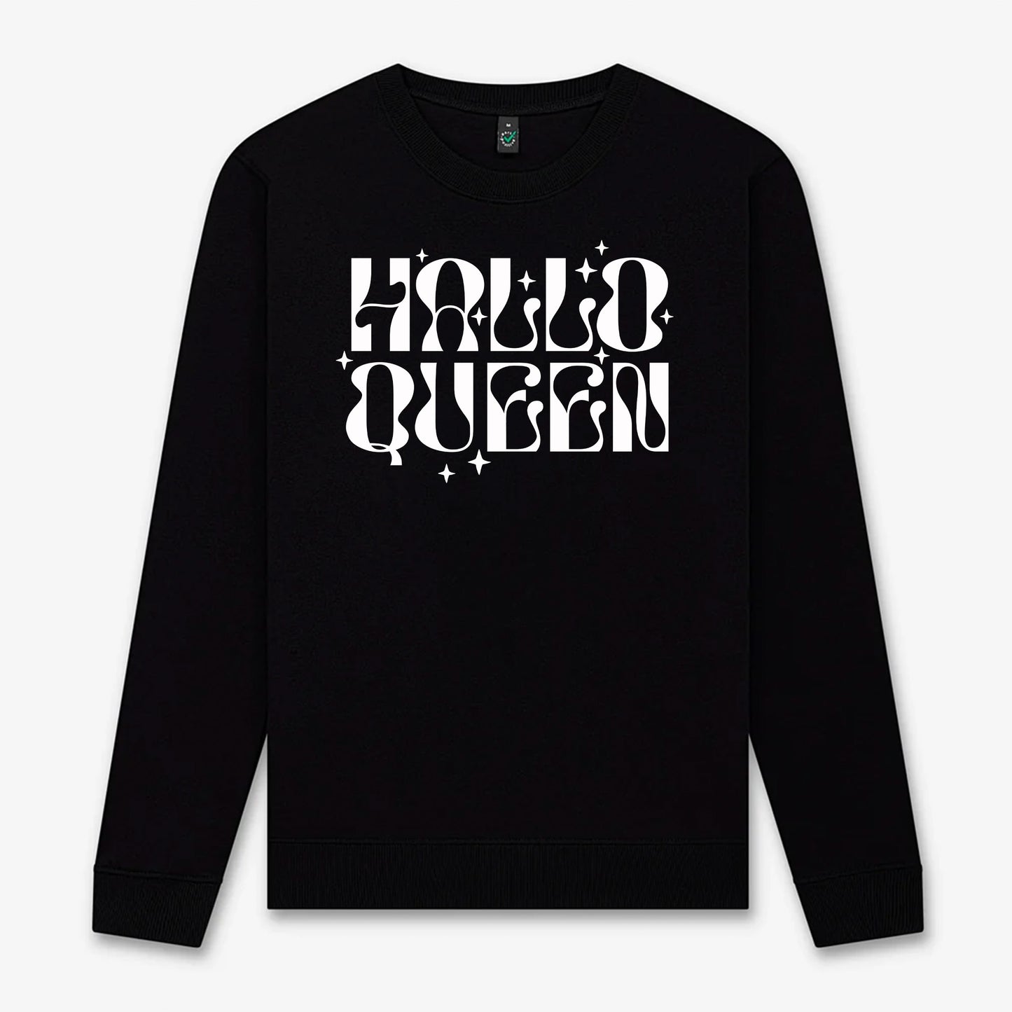 Hallo Queen Halloween Tröja – Unisex sweatshirt för höstens drottningar