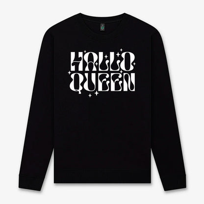 Hallo Queen Halloween Tröja – Unisex sweatshirt för höstens drottningar