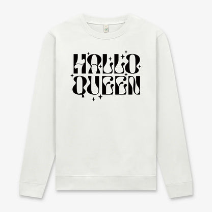 Hallo Queen Halloween Tröja – Unisex sweatshirt för höstens drottningar