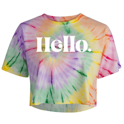Hello Crop Top T-shirt