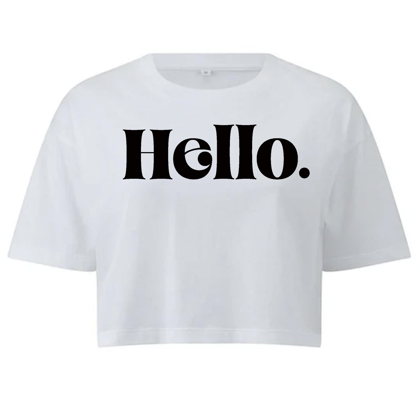 Hello Crop Top T-shirt