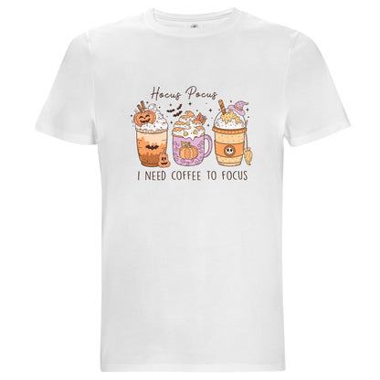 Hocus Pocus I Need Coffee To Focus – Unisex Halloween T-shirt