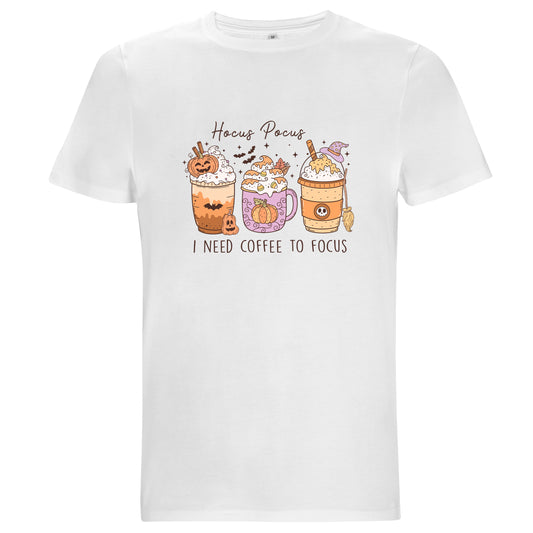 Hocus Pocus I Need Coffee To Focus – Unisex Halloween T-shirt