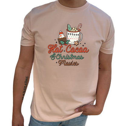 Hot Cocoa & Christmas Movies – Mysig Jul T-shirt
