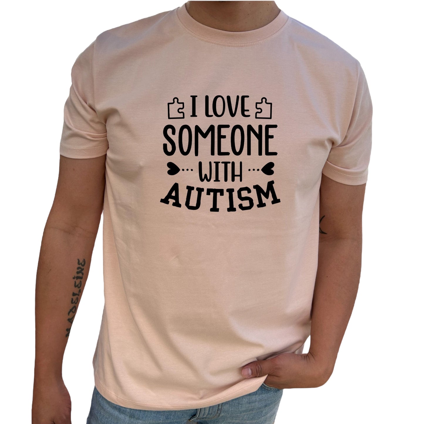 I Love Someone With Autism T-shirt