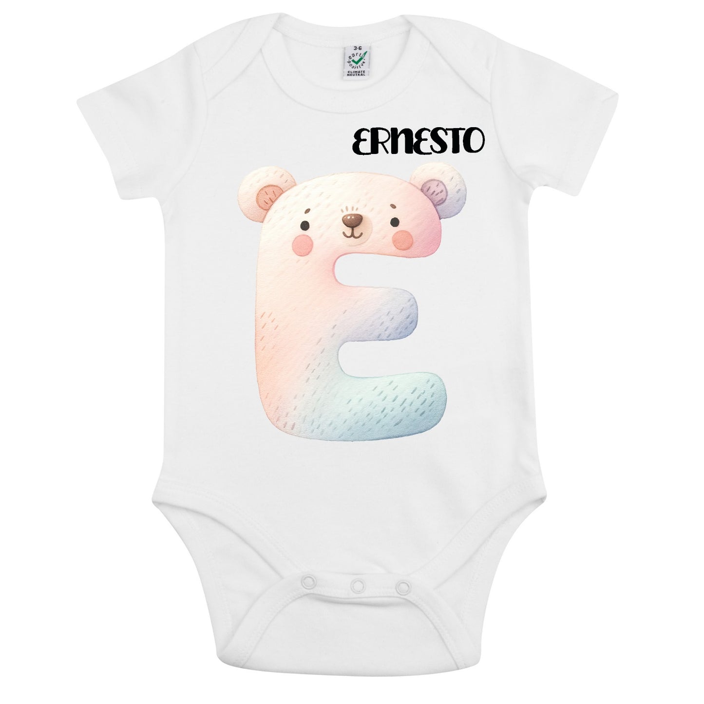 Personlig Babybody med charmigt björnmotiv