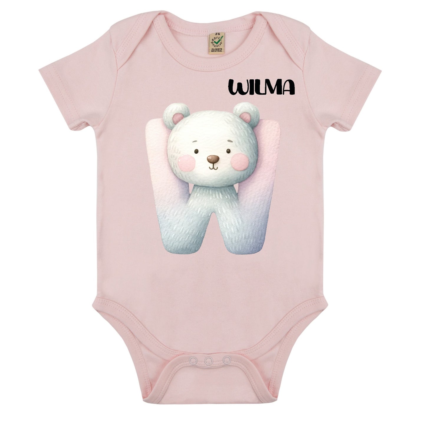 Personlig Babybody med charmigt björnmotiv