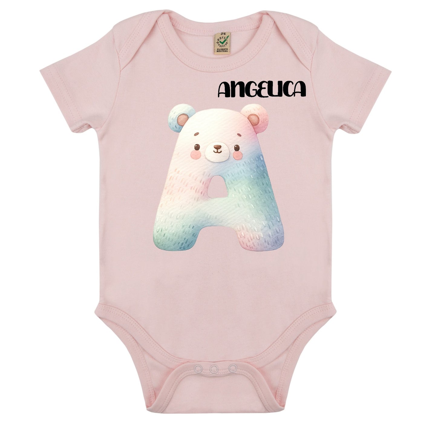 Personlig Babybody med charmigt björnmotiv