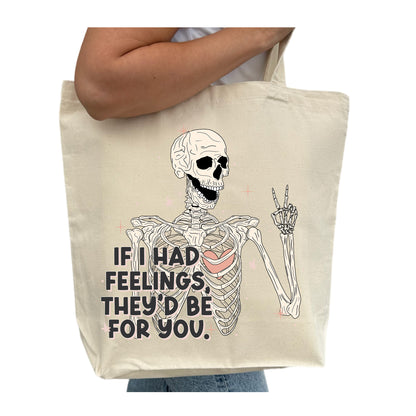 If I Had Feelings They'd Be For You Tygpåse