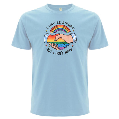 Ally – I May Be Straight But I Don’t Hate T-shirt (Unisex)-Lovely Text