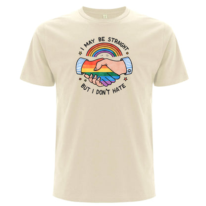 Ally – I May Be Straight But I Don’t Hate T-shirt (Unisex)-Lovely Text