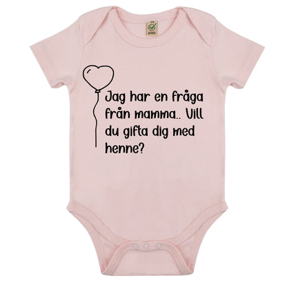 Frieri med en twist – babybody med fråga från mamma eller pappa