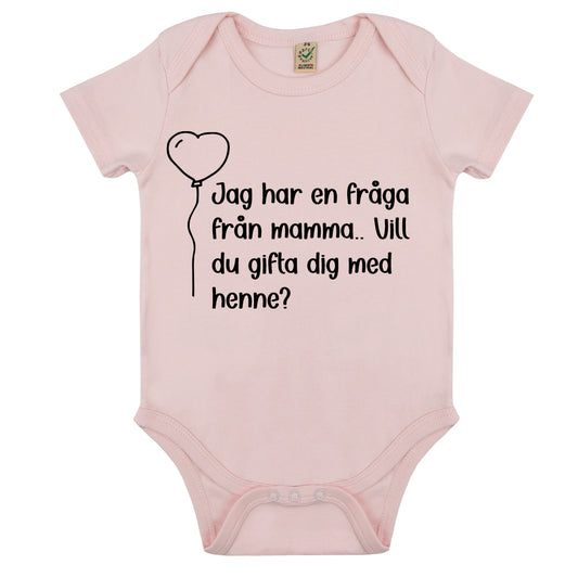 Frieri med en twist – babybody med fråga från mamma eller pappa