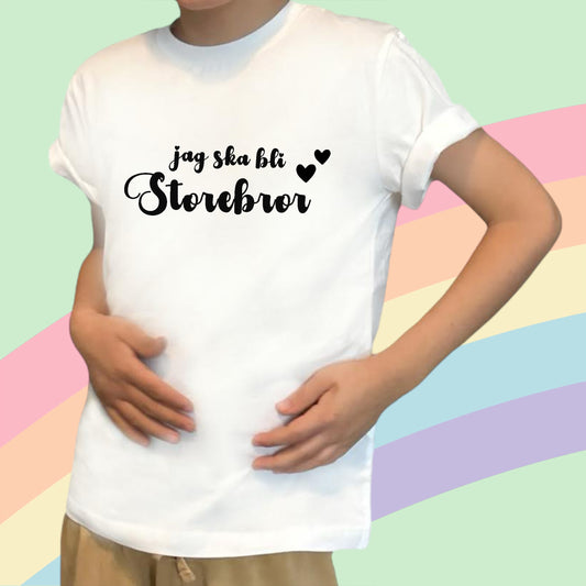 Jag ska bli Storebror T-shirt Barn