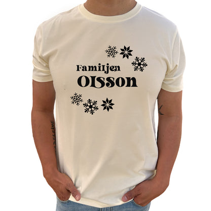 Jul T-shirt Unisex – Anpassa med Ditt Efternamn
