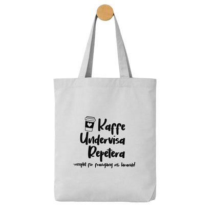 Tygpåse – Kaffe, undervisa, repetera