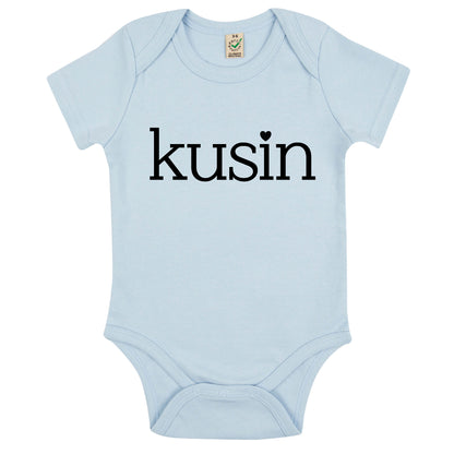 Kusin/Kusiner - Babybody 100 % Ekologisk bomull