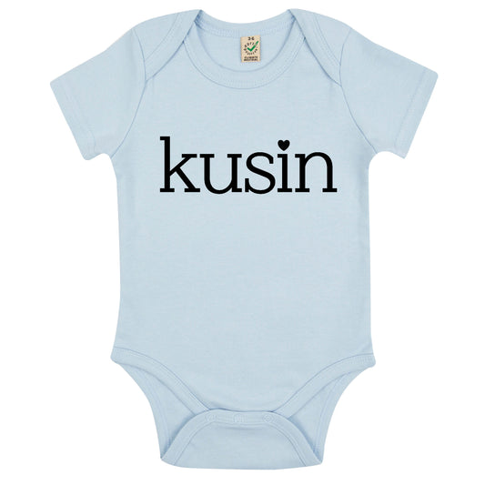 Kusin/Kusiner - Babybody 100 % Ekologisk bomull