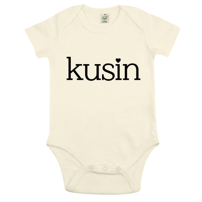 Kusin/Kusiner - Babybody 100 % Ekologisk bomull