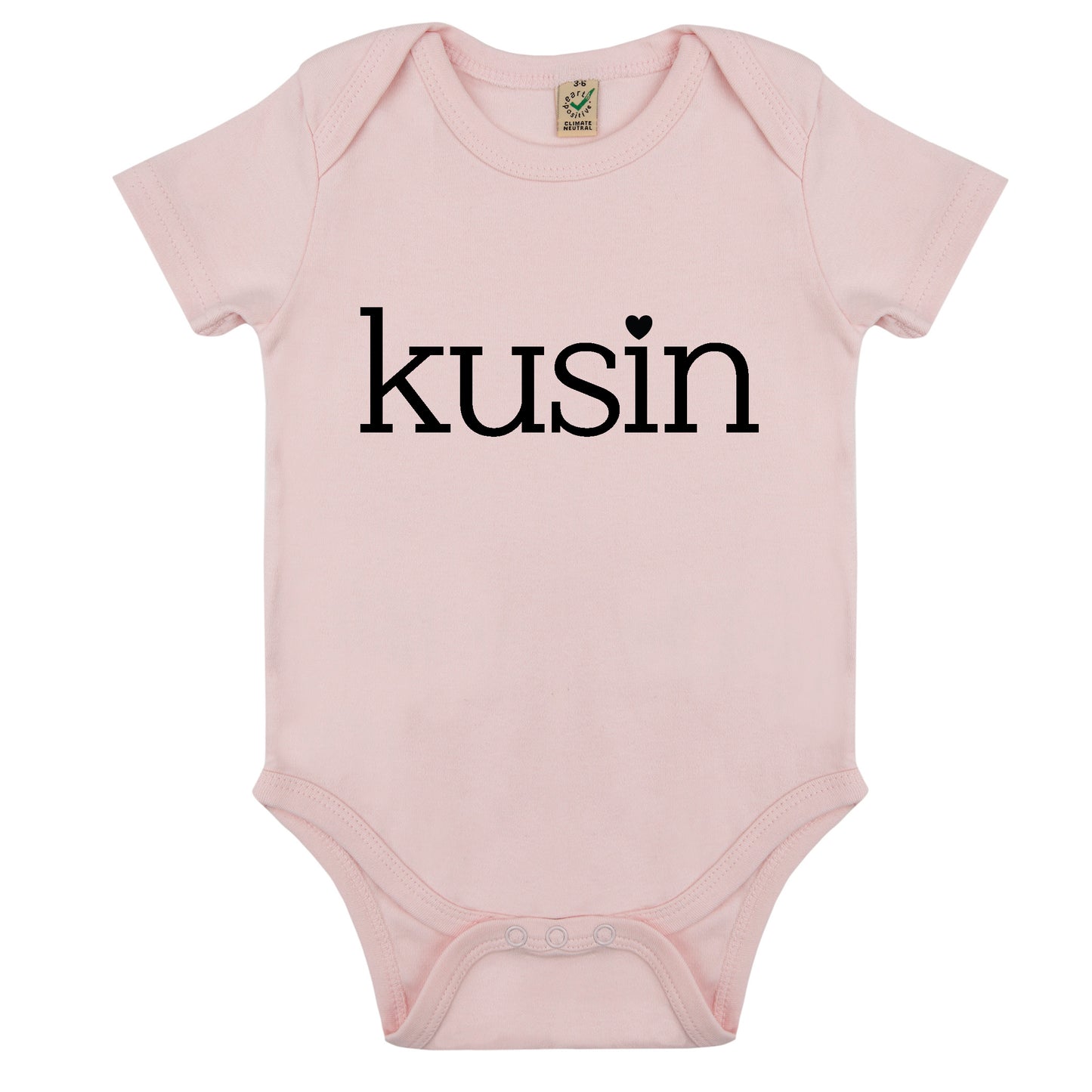 Kusin/Kusiner - Babybody 100 % Ekologisk bomull