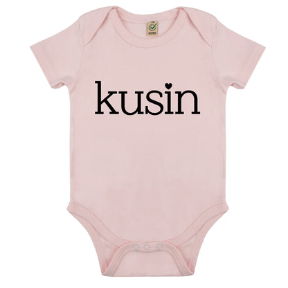 Kusin/Kusiner - Babybody 100 % Ekologisk bomull