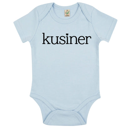 Kusin/Kusiner - Babybody 100 % Ekologisk bomull