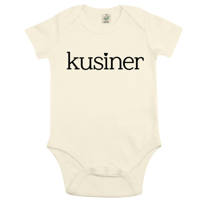 Kusin/Kusiner - Babybody 100 % Ekologisk bomull