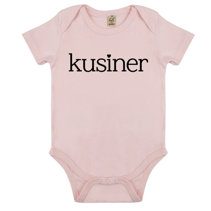 Kusin/Kusiner - Babybody 100 % Ekologisk bomull