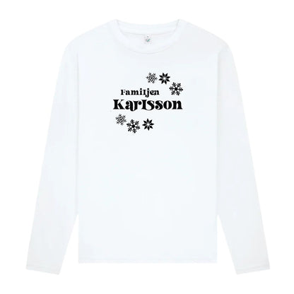 Jul Långärmad T-shirt Unisex – Anpassa med Ditt Efternamn