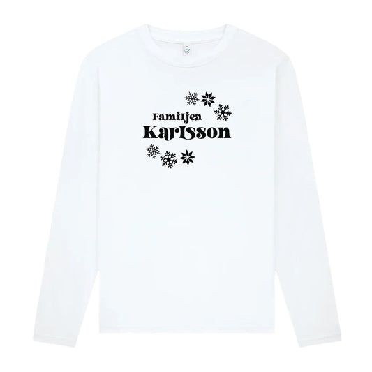 Jul Långärmad T-shirt Unisex – Anpassa med Ditt Efternamn