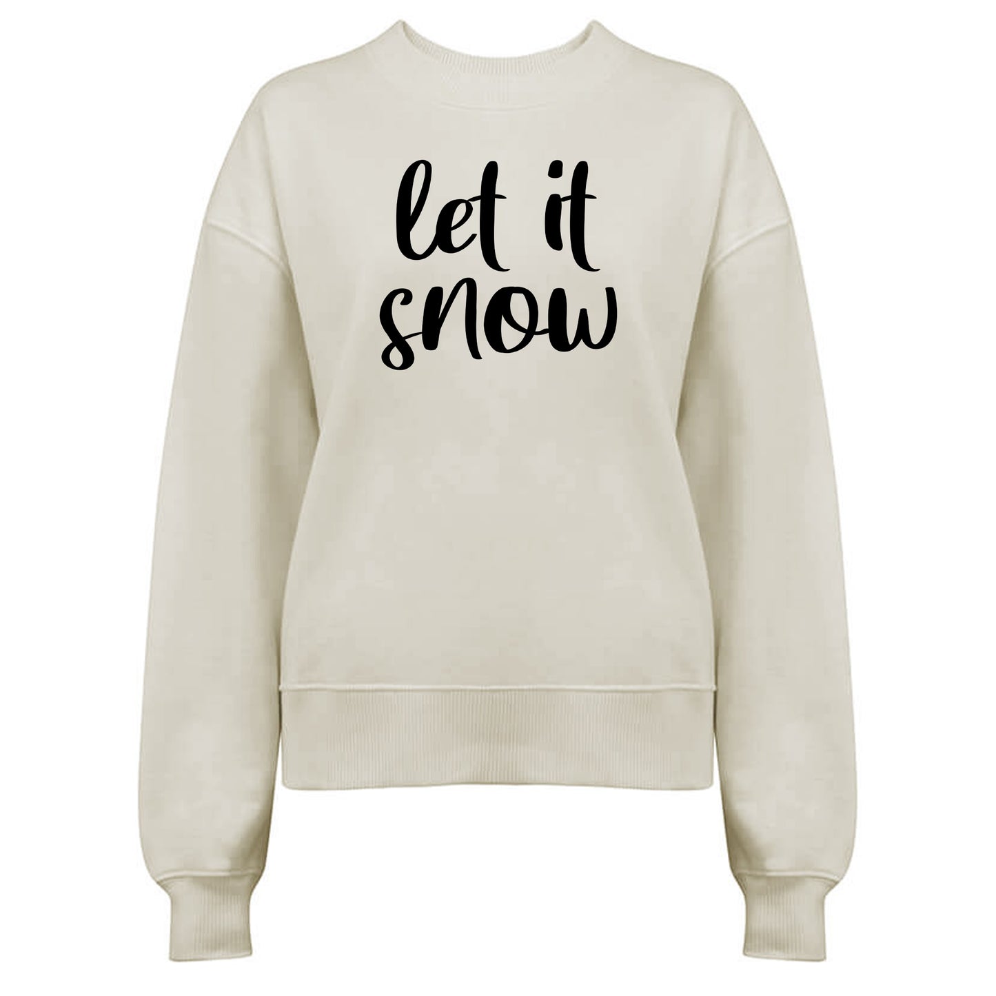 Let It Snow - Vinter Tröja-Lovely Text
