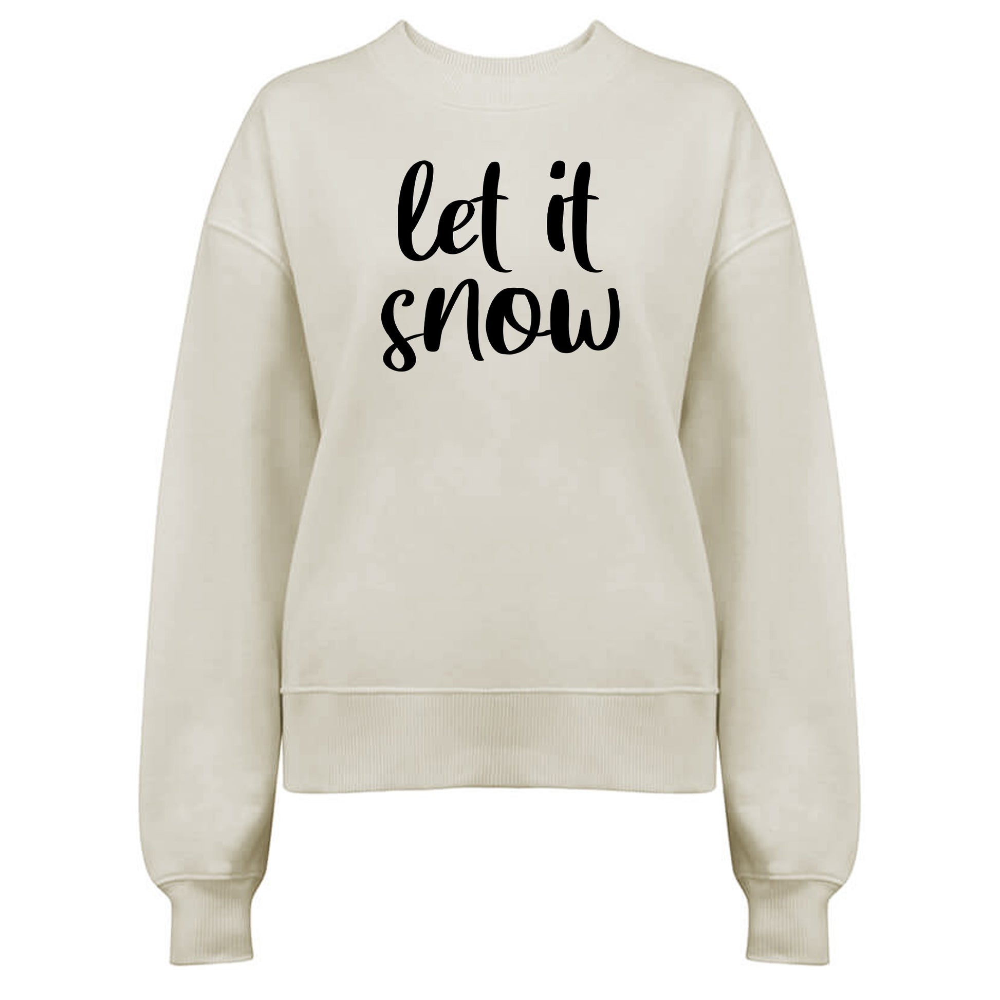 Let It Snow - Vinter Tröja-Lovely Text