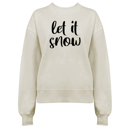 Let It Snow - Vinter Tröja-Lovely Text