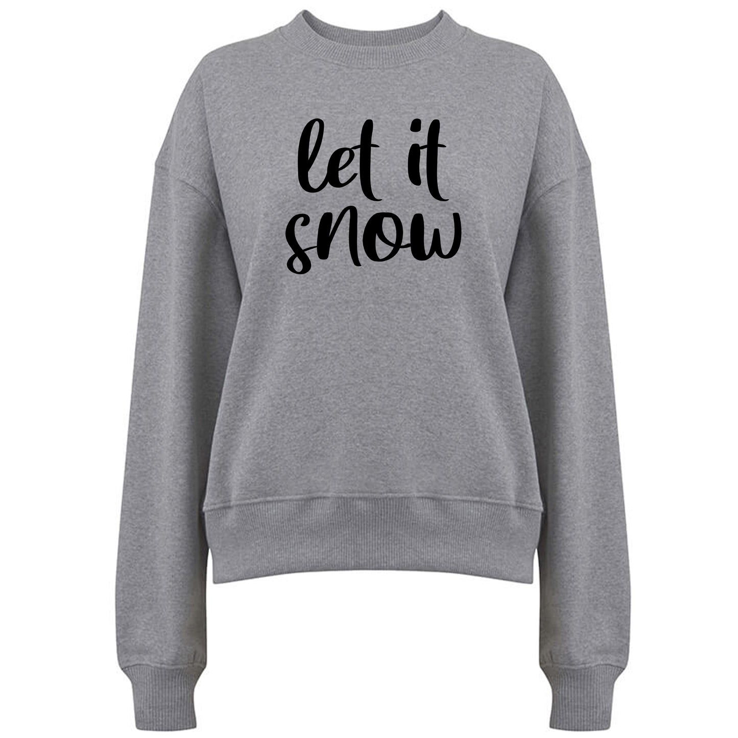 Let It Snow - Vinter Tröja-Lovely Text