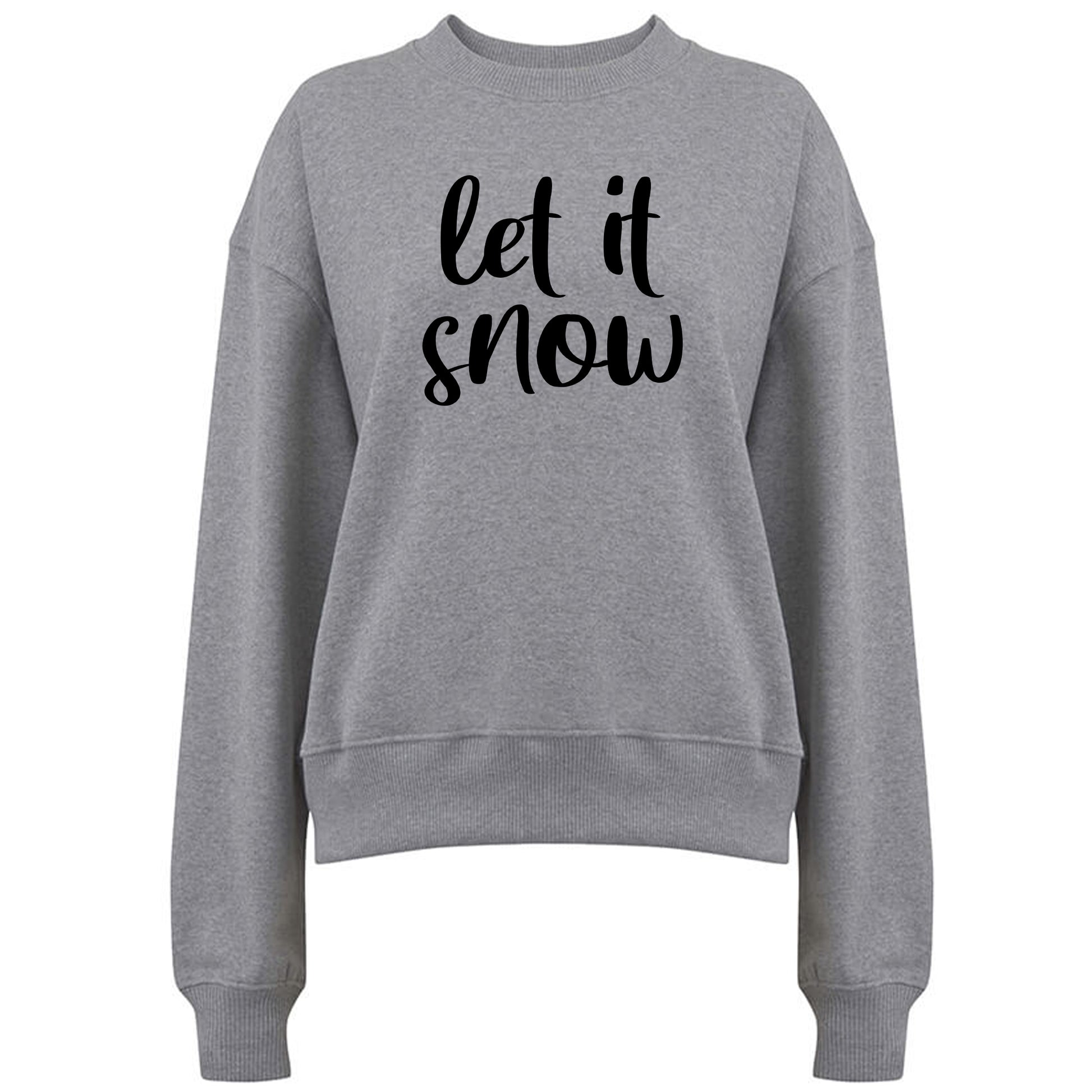 Let It Snow - Vinter Tröja-Lovely Text