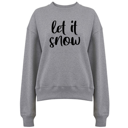 Let It Snow - Vinter Tröja-Lovely Text