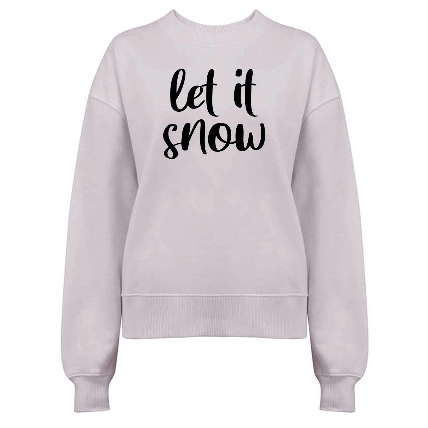 Let It Snow - Vinter Tröja-Lovely Text