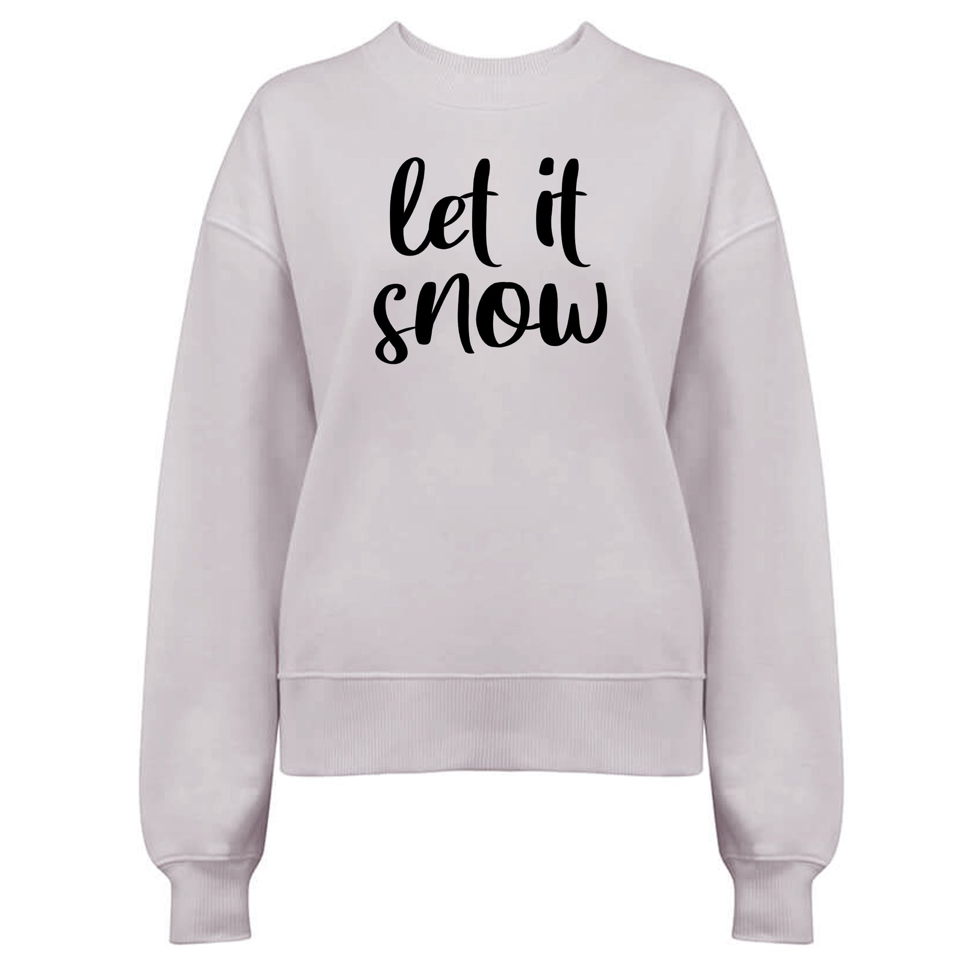 Let It Snow - Vinter Tröja-Lovely Text