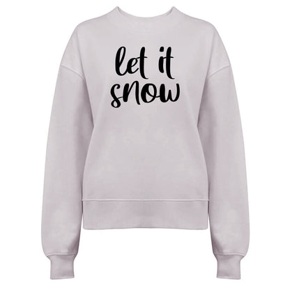 Let It Snow - Vinter Tröja-Lovely Text