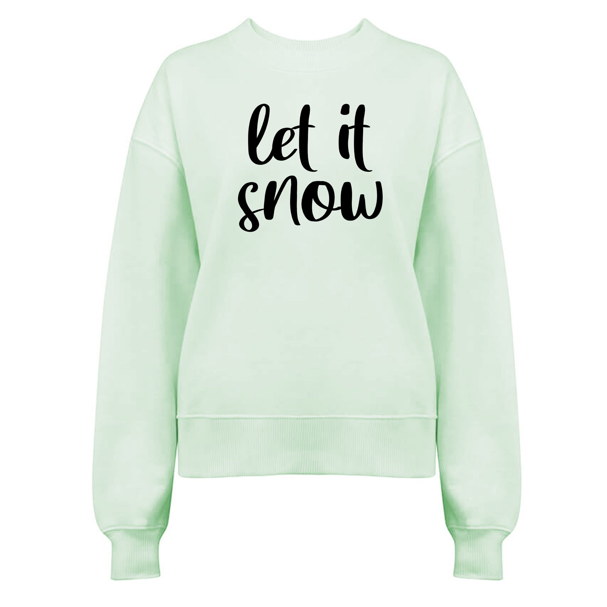 Let It Snow - Vinter Tröja-Lovely Text