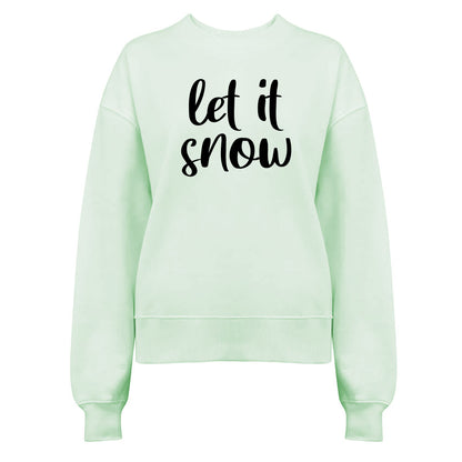 Let It Snow - Vinter Tröja-Lovely Text