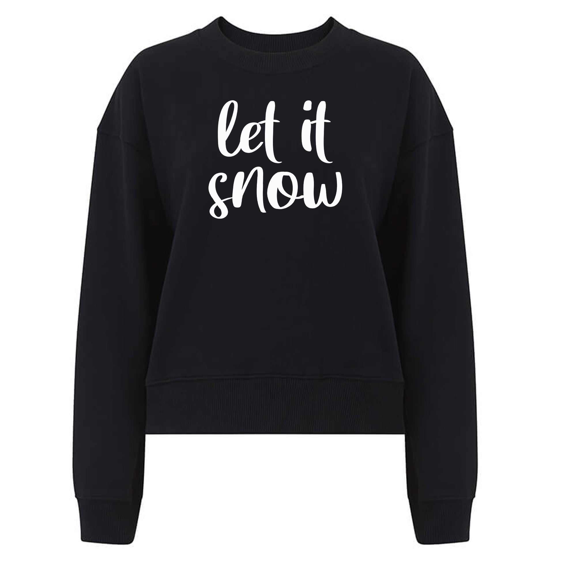 Let It Snow - Vinter Tröja-Lovely Text