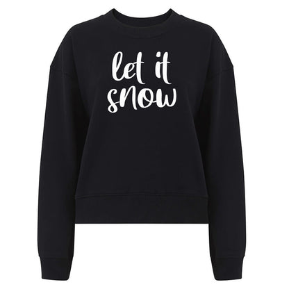 Let It Snow - Vinter Tröja-Lovely Text