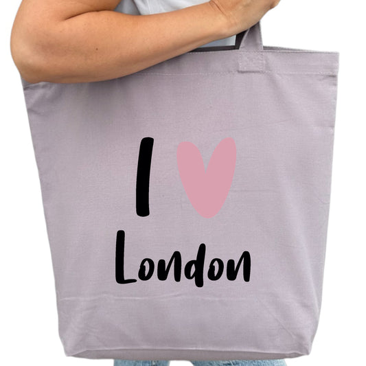 I Love London Tygpåse