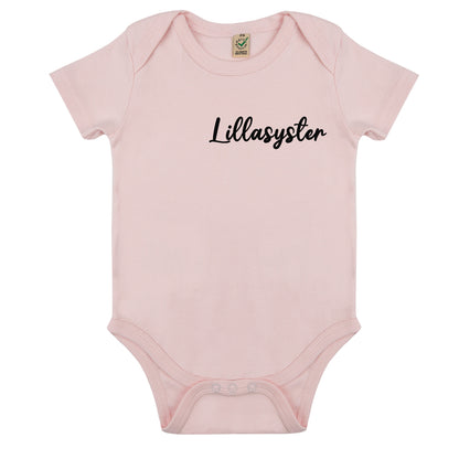 Lillasyster Babybody Nyfödd