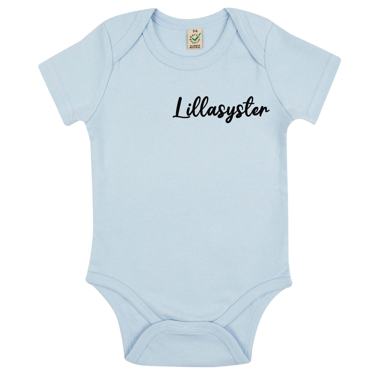Lillasyster Babybody Nyfödd