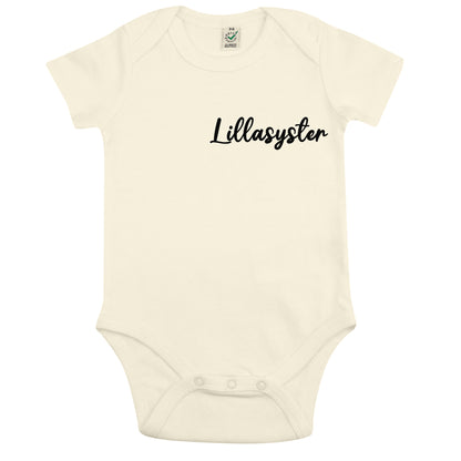 Lillasyster Babybody Nyfödd
