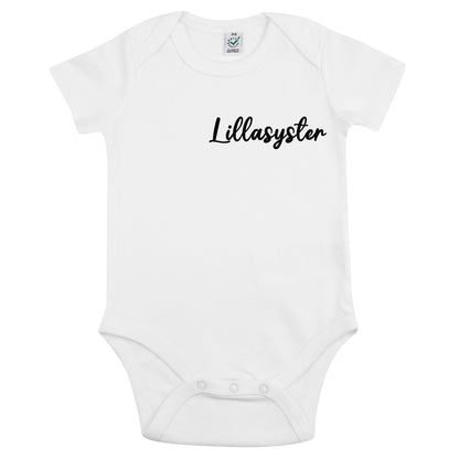 Lillasyster Babybody Nyfödd